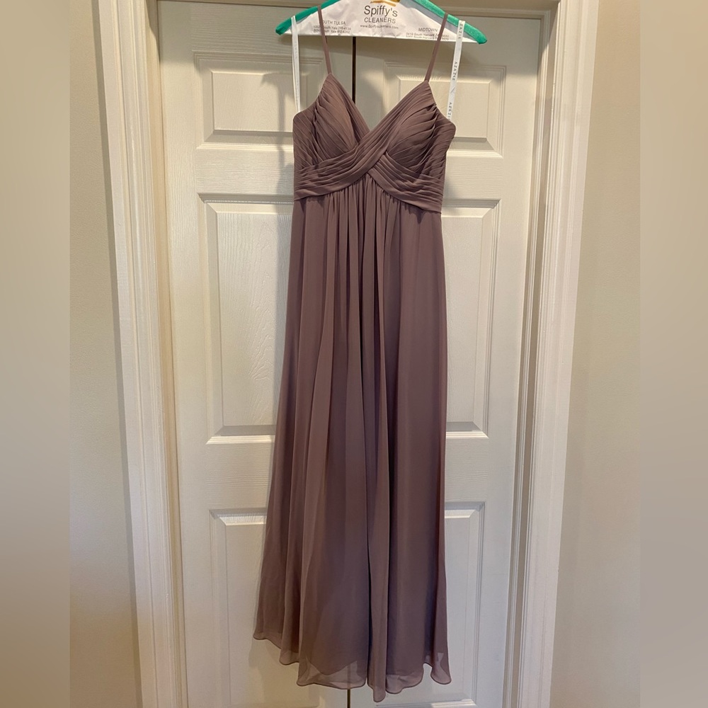 Bridesmaid dress by Azazie.